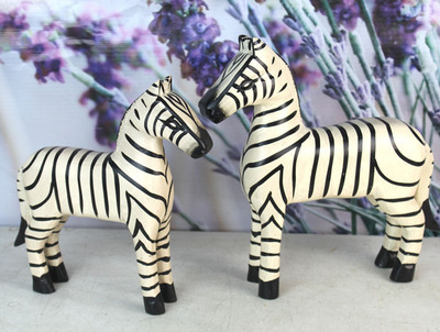 【熱賣 巴厘島原木雕刻 斑馬 家居辦公擺件木馬 馬到成功 新居裝飾】價格,廠家,圖片,木質、竹質工藝品,義烏市騰澤工藝品商行-