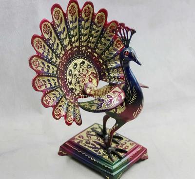 【批發(fā)12寸孔雀開屏 巴基斯坦銅器 巴基斯坦工藝品 銅孔雀】價(jià)格_廠家_圖片