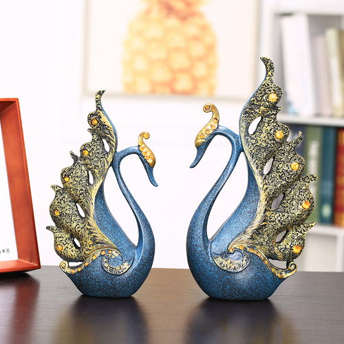 歐式鹿與天鵝 高端創(chuàng)意家居裝飾品，點(diǎn)亮生活的新婚佳禮